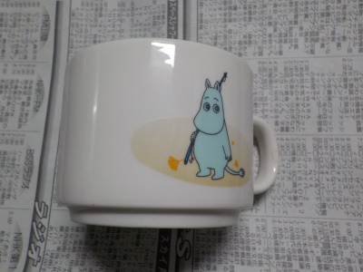 カップを植木鉢に代用