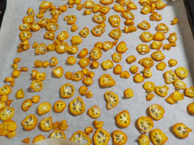 オーブンレンジでドライキンカン